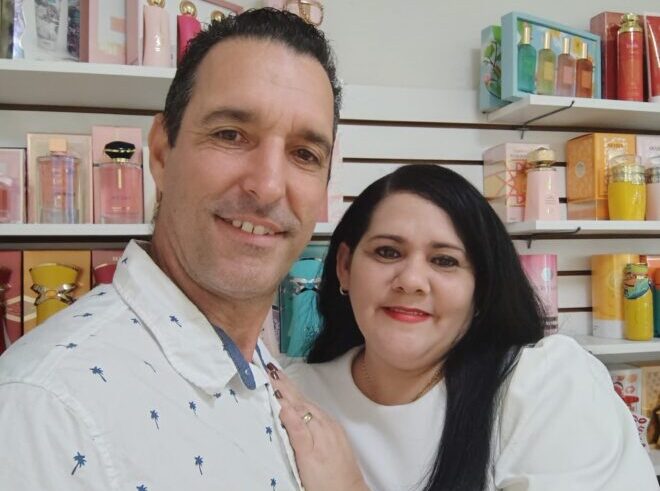 Layda Suarez and Jorge Cruz